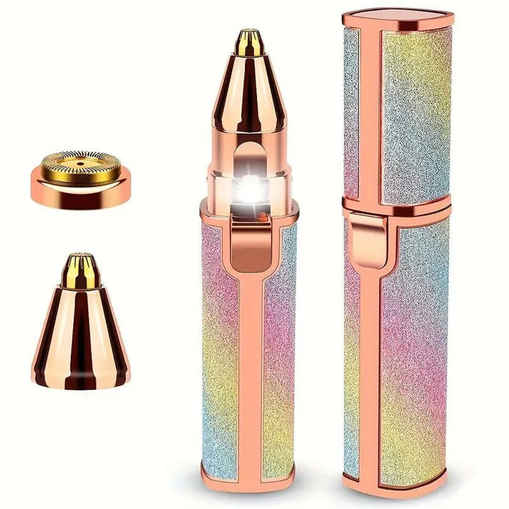 2-in-1 USB Rechargeable Painless Facial and Eyebrow Hair Remover