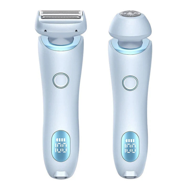 2-in-1 Women’s Electric Hair Removal Epilator & USB Rechargeable Trimmer – Face, Body, Bikini, Armpit, Legs