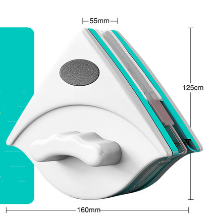 Magnetic Glass Cleaner – Double-Layer Window Wiper Tool
