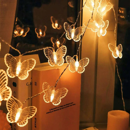 3M Butterfly LED String Lights – Fairy Lights for Home & Bedroom