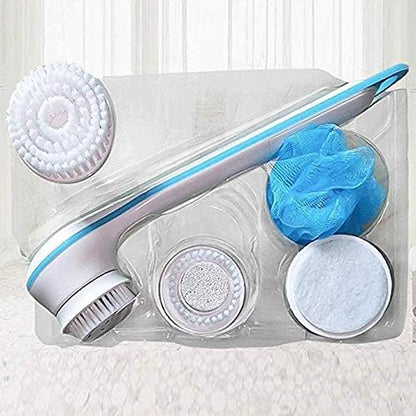 5-in-1 Electric Body Shower Brush – Deep Cleansing, Exfoliating, Massaging & Skin Care Tool