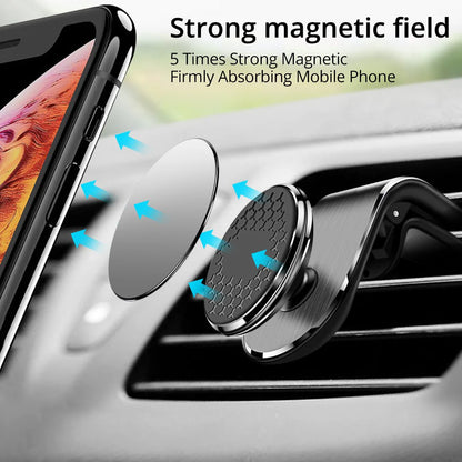 Universal Car Phone Holder – 360° Rotating Dashboard