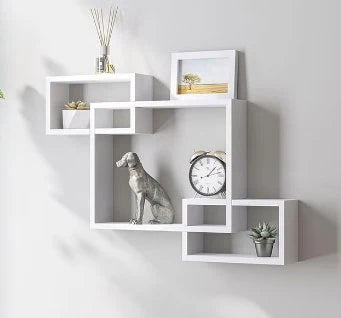 Modern Cube Floating Wall Shelf – Home & Room Décor