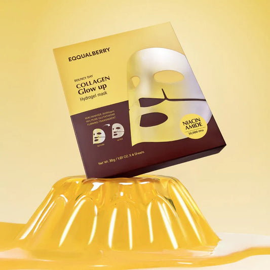 Eqqual Berry Bouncy Day Collagen Glow Up & Pore-Tight Up Hydrogel Mask