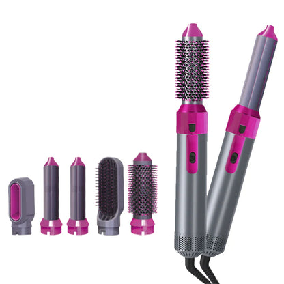 Ceramic Air Wrap Styler 5-in-1 – Hair Dryer, Curler, Volumizer & Scalp Massage Hot Air Brush