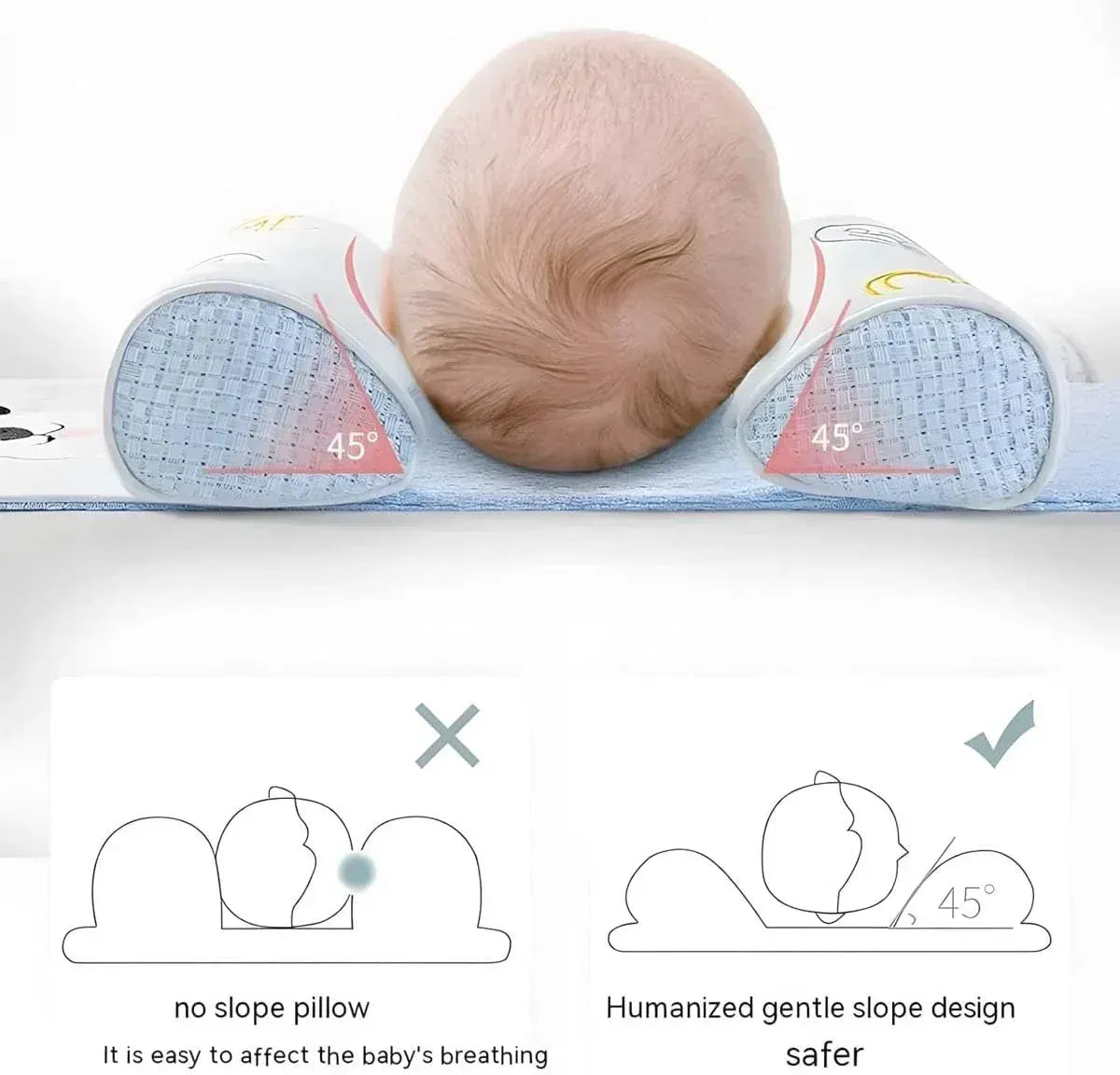 Adjustable Baby Head Shaping Pillow
