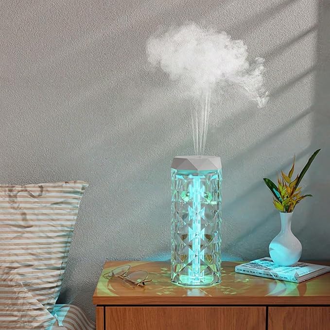 Intelligent Air Humidifier – 1L LED Color-Changing Aroma Diffuser