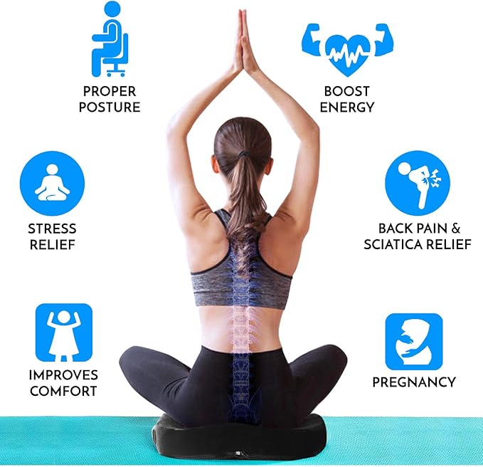 Ergonomic Memory Foam Seat Cushion