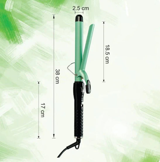 2-in-1 Hair Curler & Straightening Comb with Active Oil Technology