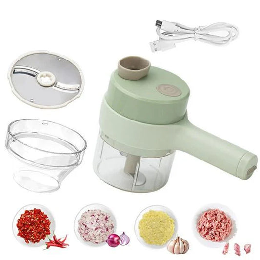 Wireless Mini Electric Food Chopper – USB Rechargeable, One-Button Operation
